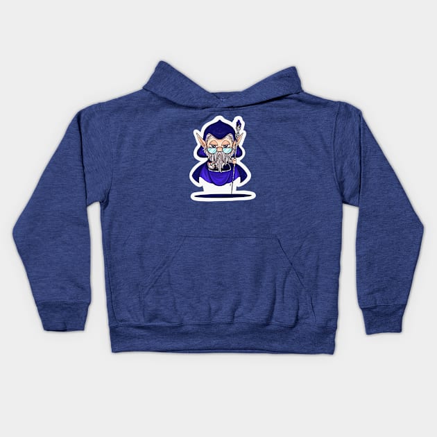 Sapphire Mage Kids Hoodie by BloodFuryArt